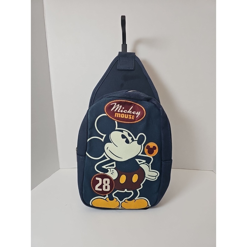 Disney Parks Mickey Mouse Sling Backpack Crossbody Shoulder Bag